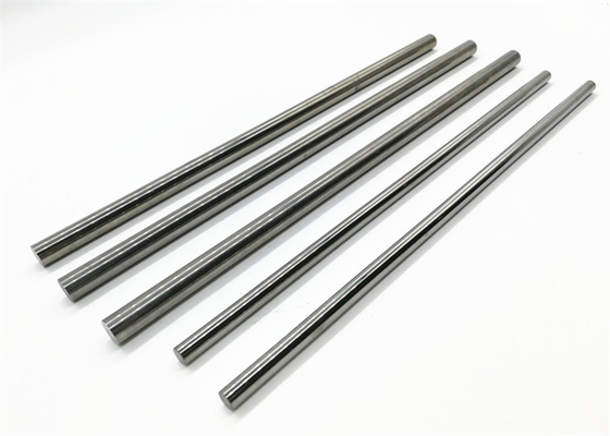 D5X330mm H6 Tungsten Metal Rod Solid Carbide Bar Kosong Dipoles Untuk Alat Pemotong