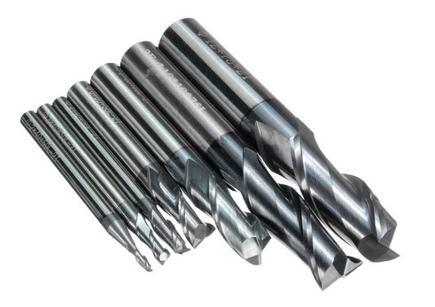 Bit Pemotong Penggilingan Aluminium Karbida Padat 3 Seruling Pabrik Akhir Kinerja Tinggi