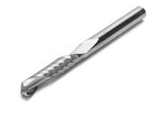 Single Blade Spiral Milling Cutter Solid Carbide End Mills Dengan 1/2/3 Seruling