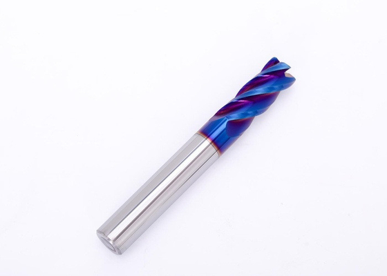 2/4 Flute Solid Carbide End Mills Nano Coating Ball Nose End Mill HRC65