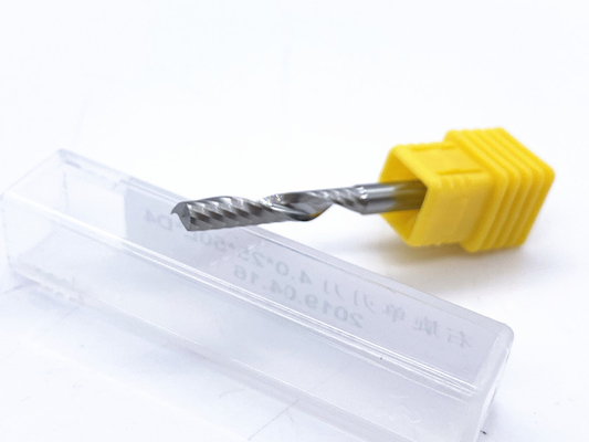Metal Single Flute Milling Cutter Cut Alat Pemotong Aluminium Tungsten Carbide