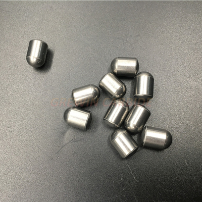 Co Wc Tungsten Carbide Pertambangan Sisipan Tombol Polishing