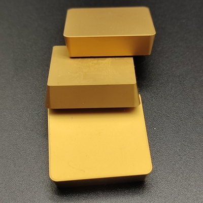 SPUN250620S Sisipan Karbida Padat Carbide Blade Turning Cutter Dengan Lapisan Emas