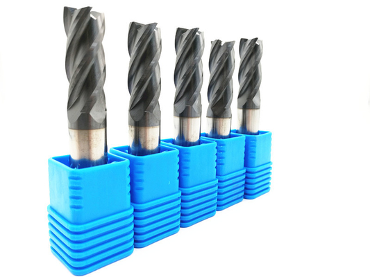 HRC 55 Tungsten Carbide Square End Mills for CNC Machining Tools