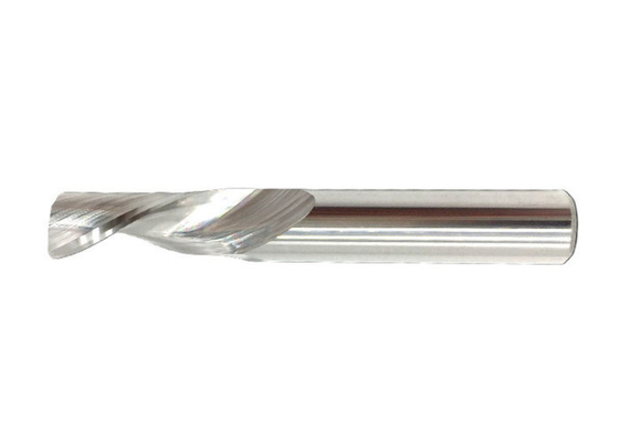 3.175 * 38/4 * 45/6 * 50 5A Solid Carbide End Mills Satu Flute Spiral Bits Untuk Aluminium