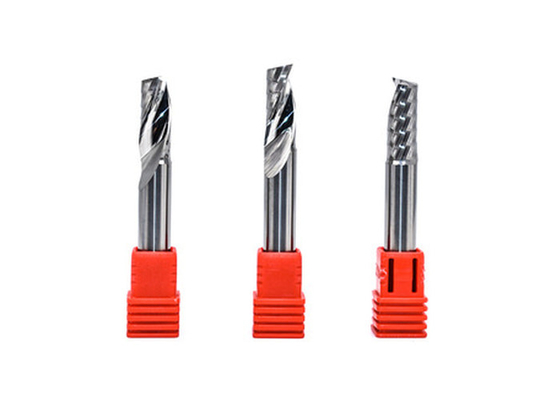 5A Solid Carbide End Mills Durable, Single Flute Spiral Bits Untuk Aluminium