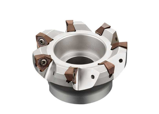 Perak Kinerja Tinggi Tungsten Carbide End Mill Face Milling Cutter HRC40-45