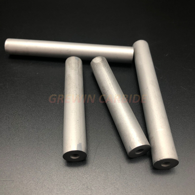 Tungsten Solid Carbide Rods Round Bar Stock Dengan Lubang Helix