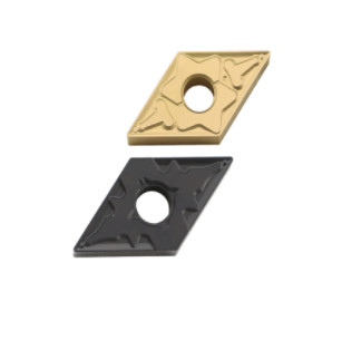 DNMG150608 / 150604 Tungsten Carbide CNC Masukkan Alat Pemotong Bubut Logam Terindeks