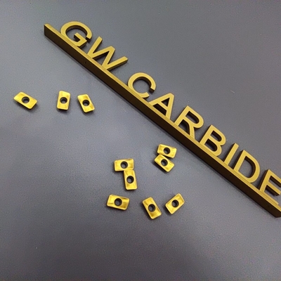 Apmt1135 Tungsten Carbide CNC Hardstone Carbide Milling Insert Dapat Diindeks